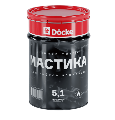 Мастика для гибкой черепицы 5,1 кг(5л)